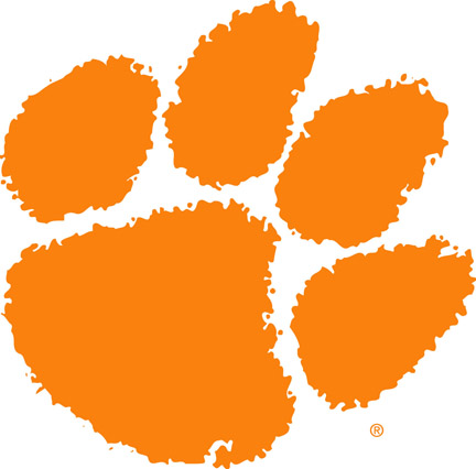 Clemson Tigers Paw logo College