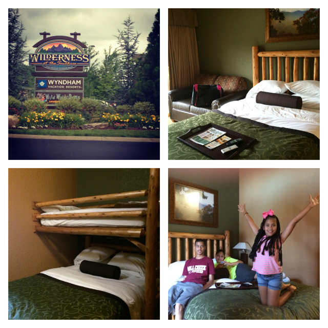 Entrance and Bedroom at the Wilderness of the Smokies