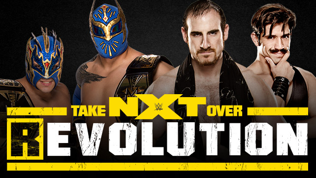 Lucha Dragons vs. Vaudevillians NXT Takeover REvolution