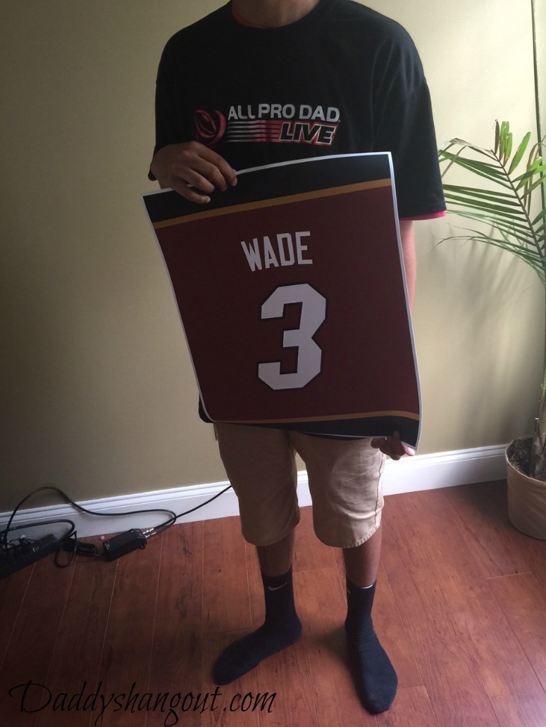 Son with Wade Wall Print