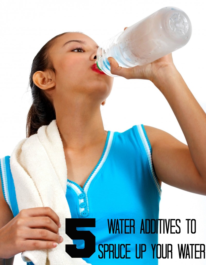 Thirsty Girl Drinking Water After Doing Lots Of Aerobics Exercise