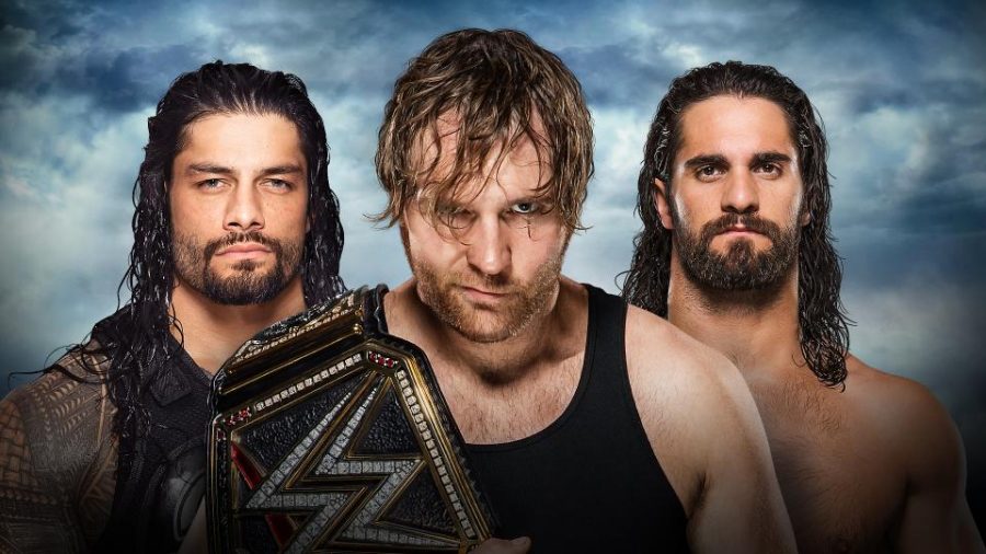 Battleground- Reigns vs. Ambrose vs. Rollins