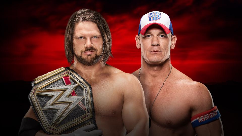A.J. Styles vs. John Cena 2017 Royal Rumble 