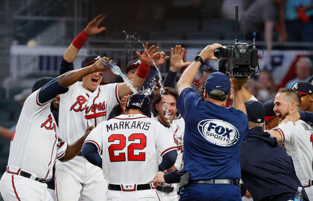 Braves Win With Walk Off Home Run on Opening Day