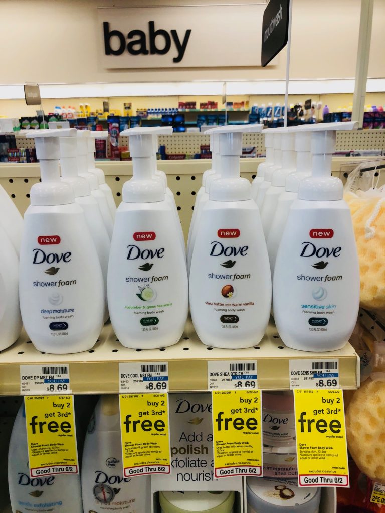 Instant Lather and Savings with Dove When Shopping at CVS