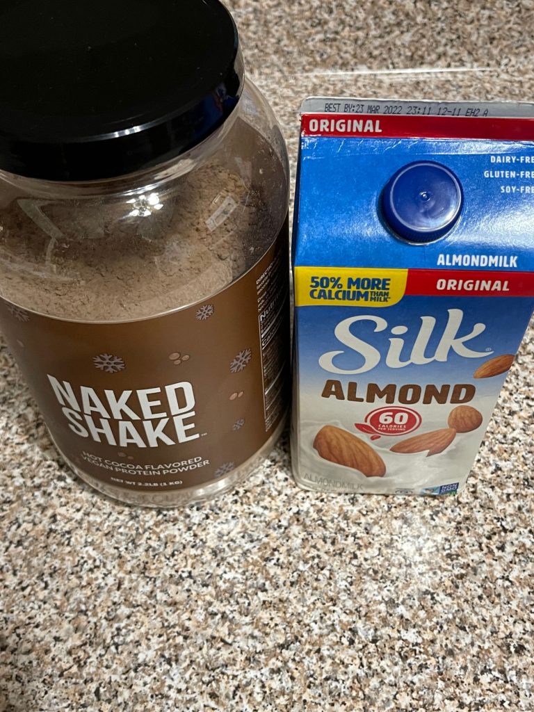 Naked Nutrition Hot Cocoa Protein Powder Make Great Shakes on the Go