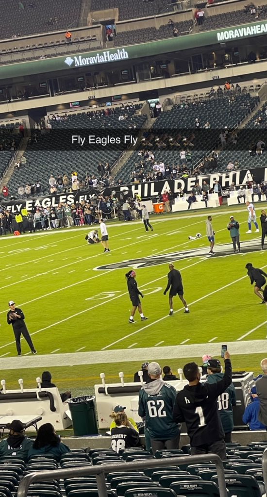 My First Trip to Philadelphia to See the Eagles Play