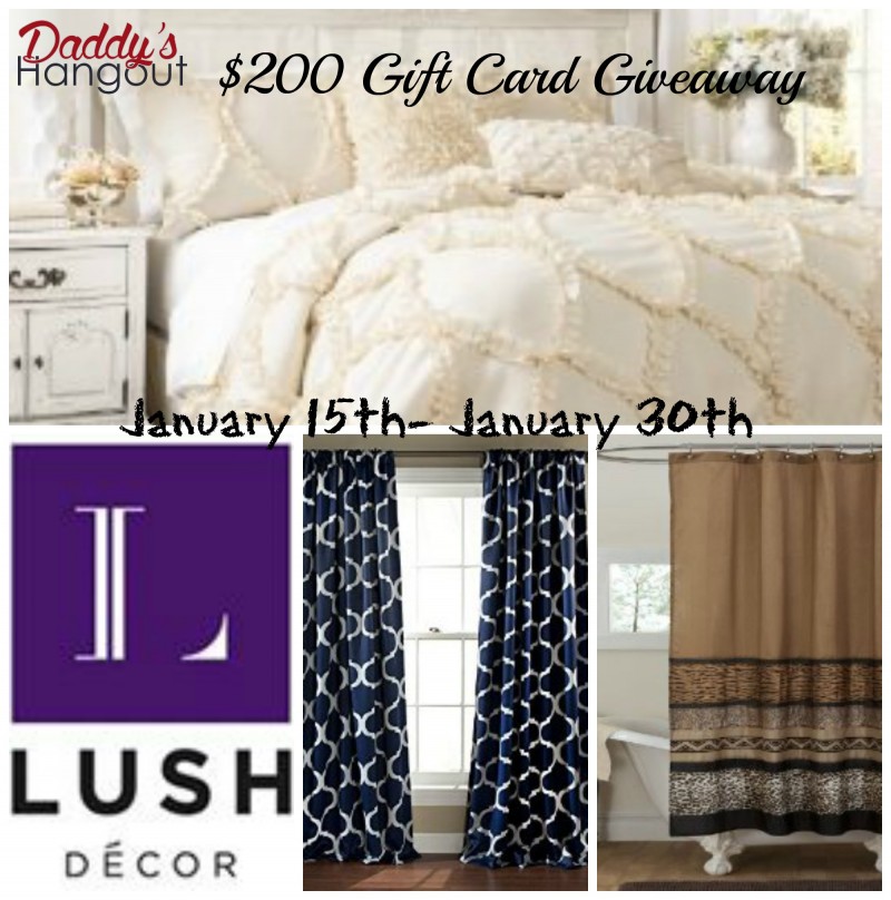 $200 Lush Decor Gift Card Giveaway