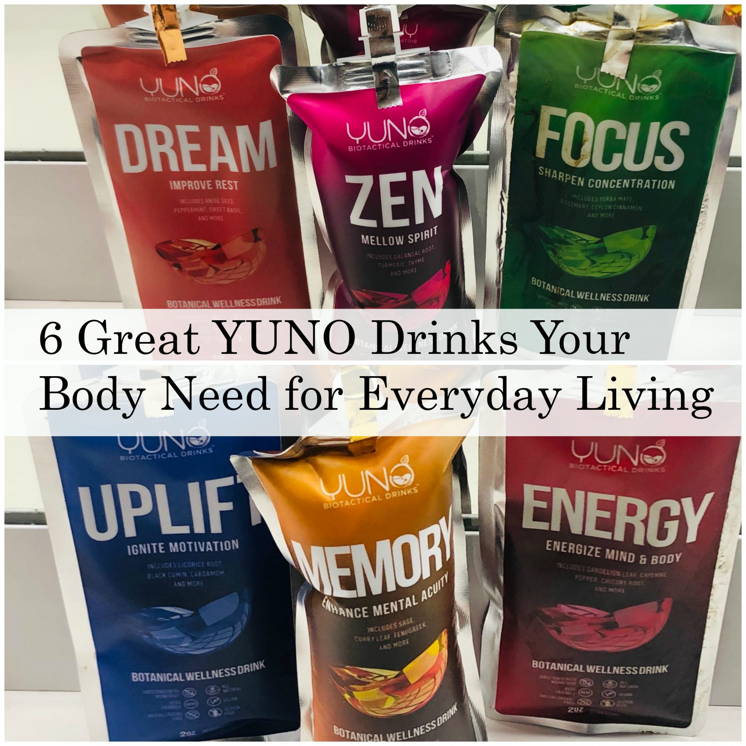 6 Great YUNO Drinks Your Body Need for Everyday Living