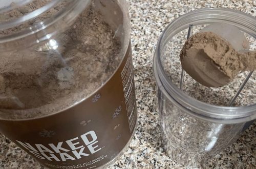 Naked Nutrition Hot Cocoa Protein Powder Make Great Shakes on the Go